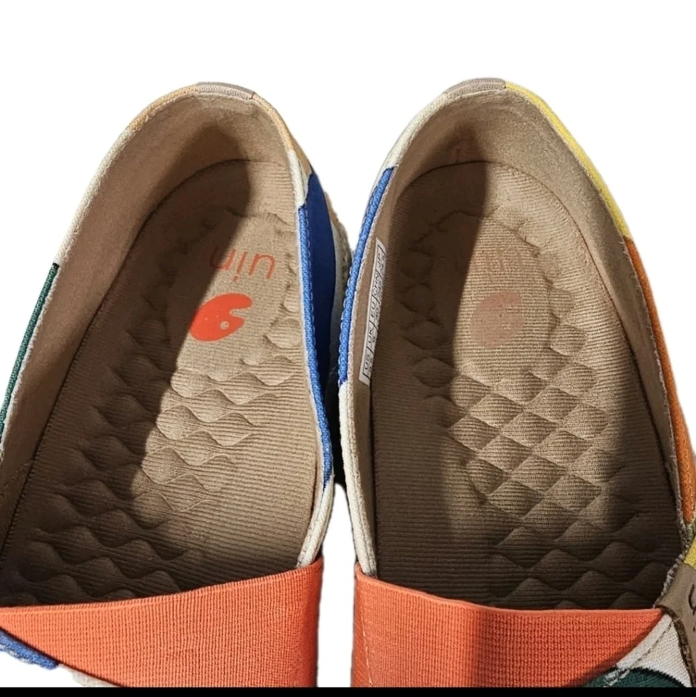 UIN Tropical Day Marbella 8.5 Women's Canvas Espadrilles Colorful Light Shoes